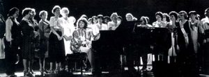 Constitution Hall concert with leaders of 80 National Women's Organizations ERA ratification deadline July 1, 1982