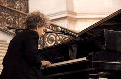 Margie Adam playing the piano 2009