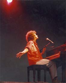 Margie Adam at Michigan Womyn's Music Festival 1980