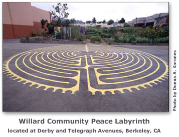Willard Community Peace Labyrinth, Telegraph and Derby Streets, Berkeley, CA